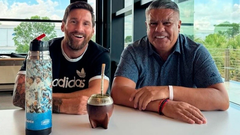 Lionel Messi y Claudio 