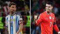 La comparación de un diario británico entre el "elegante" retiro de Messi de la Selección y el "berrinche" de Ronaldo en Portugal.