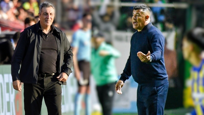 Kudelka y Almirón miran al futuro con chances de cruzarse (Fotobaires).