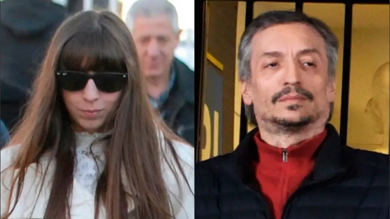 Florencia y Máximo Kirchner.
