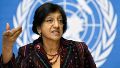 Navanethem "Navi" Pillay, ganadora del Premio Nobel de la Paz.