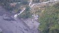 Vista aérea del río Budhi Gandaki crecido por inundaciones repentinas en Nepal (EFE).