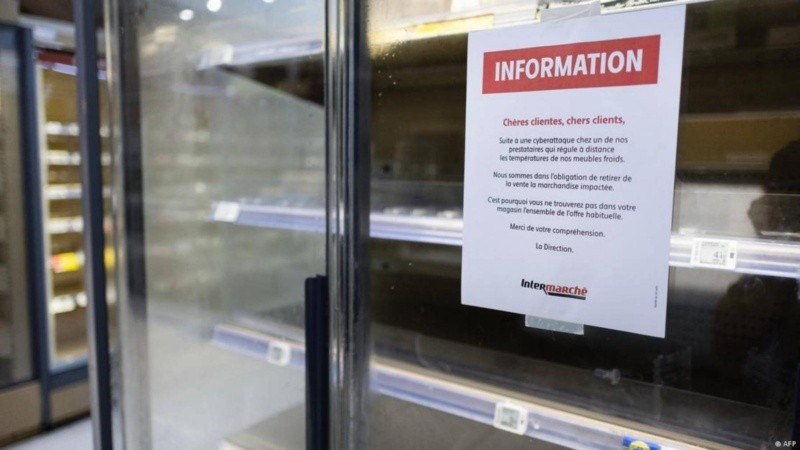 El ataque informativo provocó masivas pérdidas de alimentos. Foto: Fred Tanneau/AFP