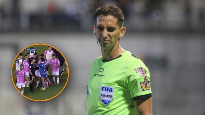 El partido disputado en el estadio Islas Malvinas de Floresta terminó envuelto en un escándalo.