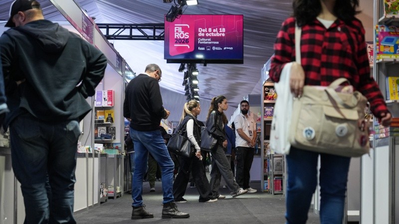 Una postal de la Feria Internacional del Libro de Rosario 2026 (Alan Monzón/Rosario3)