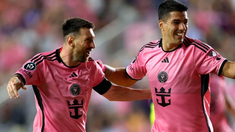 Lionel Messi y Luis Suárez en el Inter Miami.