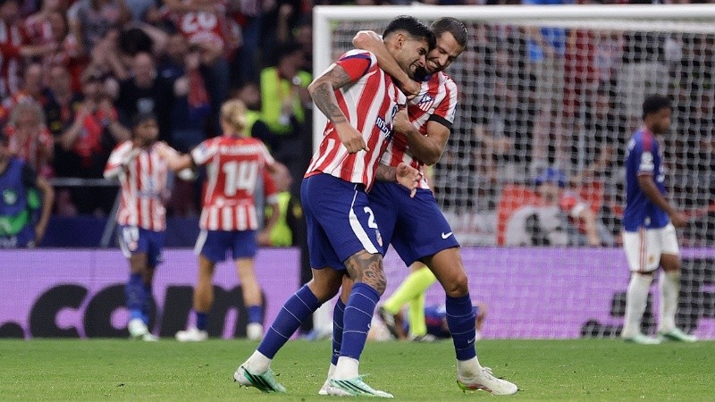Cuti celebra en Madrid, Lisandro sufrió contra el Colchonero (EFE).