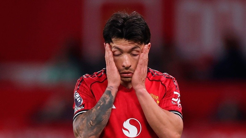 Lisandro Martínez en el Manchester United.