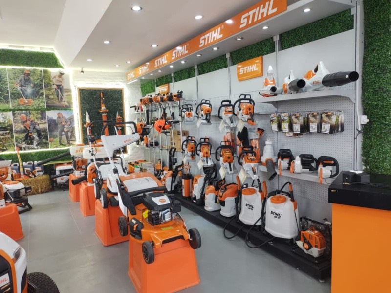 Stihl, otra de las grandes marcas que se pueden encontrar en Burani Green&nbsp;