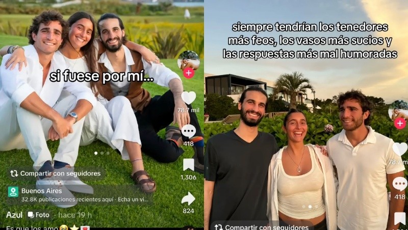 &nbsp;La publicación de la hija de Girodano y Yan dedicada a sus hermanos.