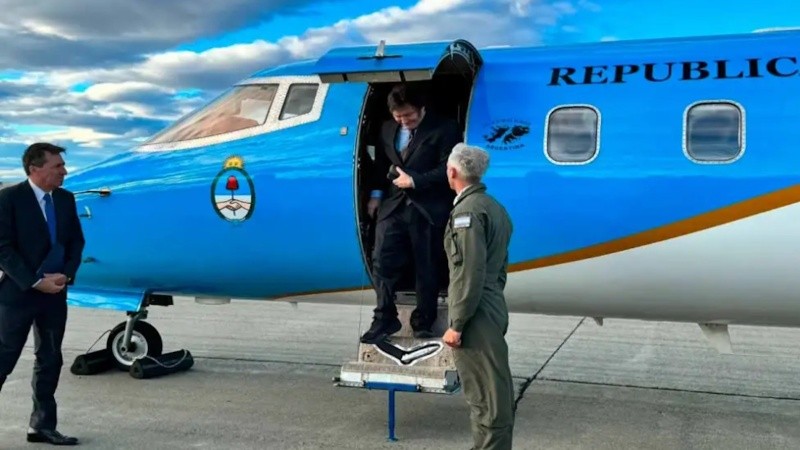 Javier Milei ya se encuentra en territorio estadounidense.