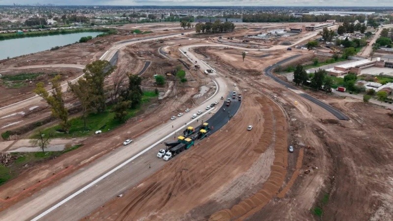 Así están las obras en el autódromo de Buenos Aires.