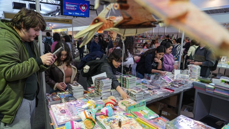 Una postal de la Feria Internacional del Libro de Rosario 2026 (Alan Monzón/Rosario3)
