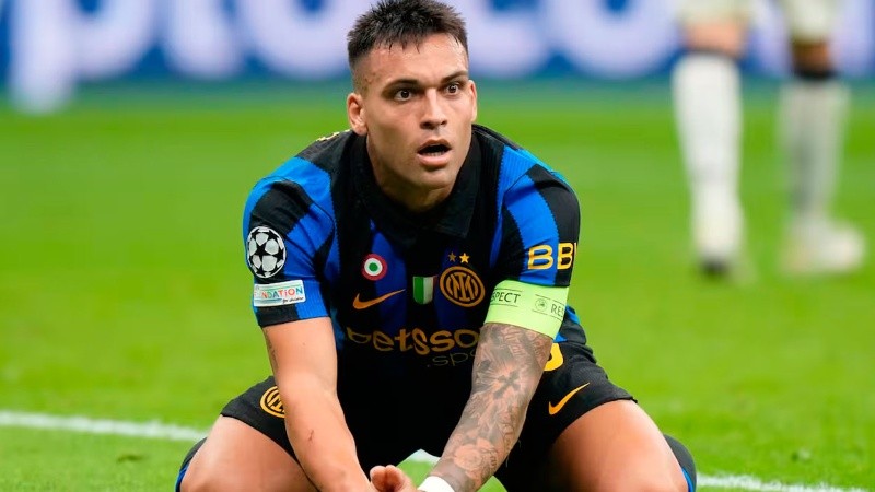Lautaro Martínez sufrió un desgarro.