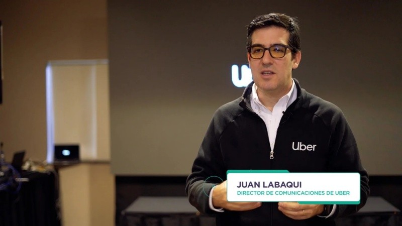 Labaqui es el responsable de comunicaciones de Uber para el Cono Sur.