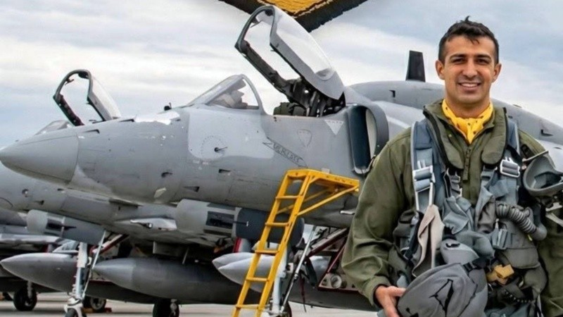 El piloto fallecido, capitán Mauro Testa La Rosa. Foto: Olga La Rosa.