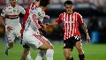 Tiago Palacios. Estudiantes de La Plata vs Flamengo. Semifinal Copa Libertadores de America.