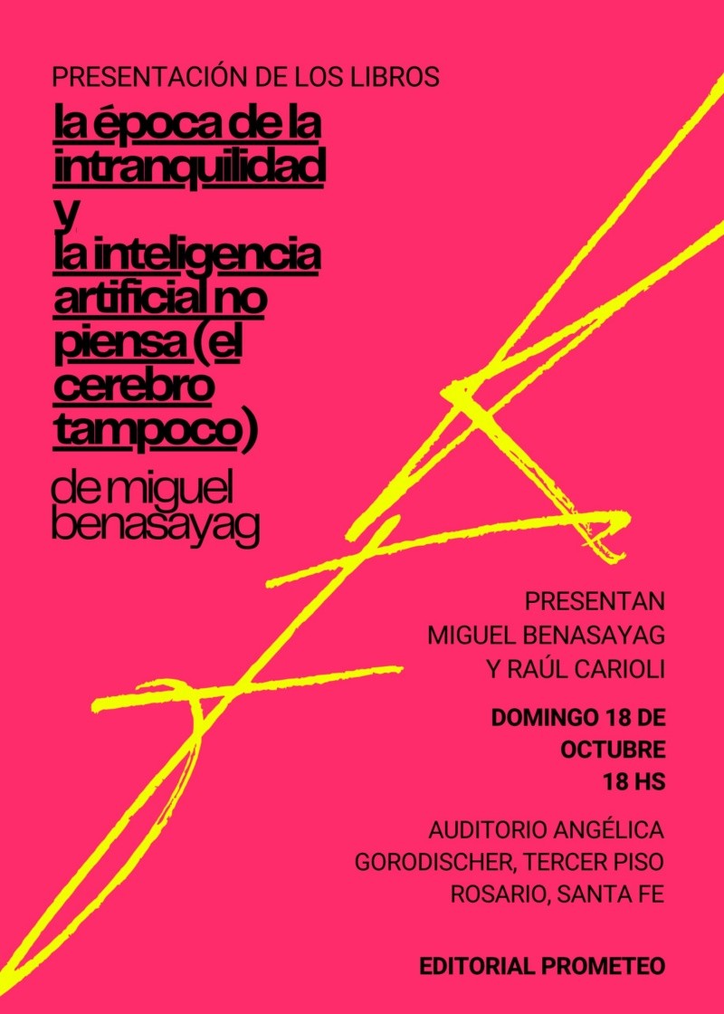 Editorial Prometeo organiza la presentación.