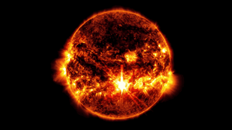 El 3 de octubre de 2024, el Sol lanzó una llamarada de clase X9.