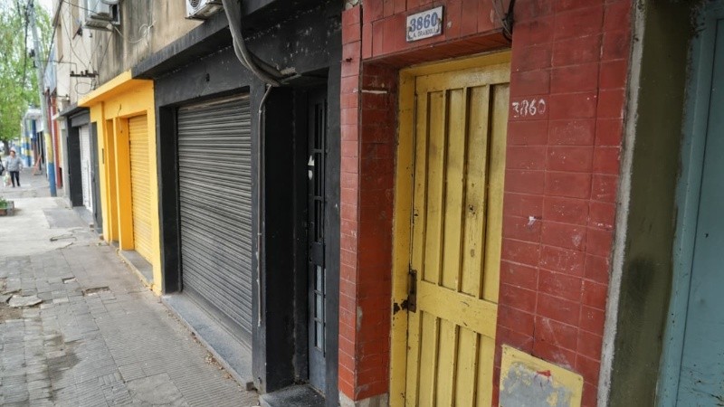 La casa donde vivía la víctima, que fue hallada por sus hijos. Foto: Alan Monzón.