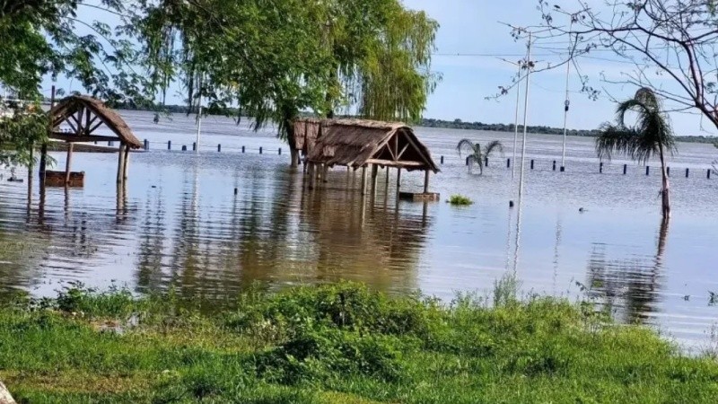 Así está Corrientes en estos días.