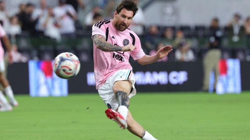 Messi y otra clase de fútbol en Estados Unidos (EFE).