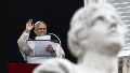 León XIV reapareció en el ángelus ente domingo (EFE)