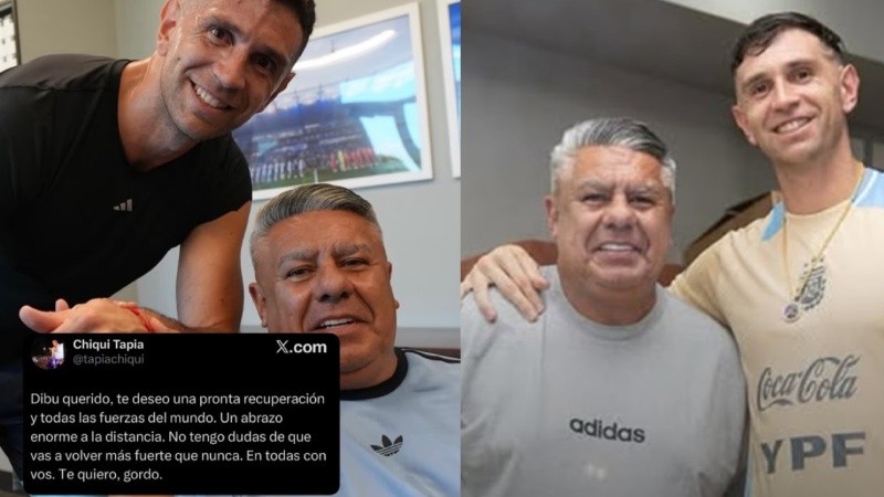 El presidente de la AFA le dedicó unas palabras al Dibu