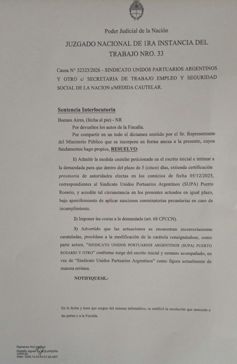 &nbsp;La medida cautelar