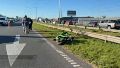 Siniestro fatal en Circunvalación, en el mismo lugar donde volcó un camión con trigo: hay demoras, pero el tránsito fue liberado