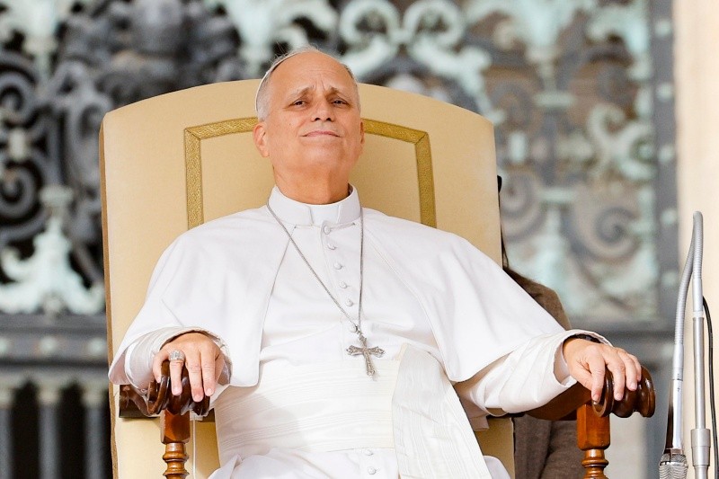 &nbsp; El Papa León XIV durante su audiencia general semanal. Foto EFE