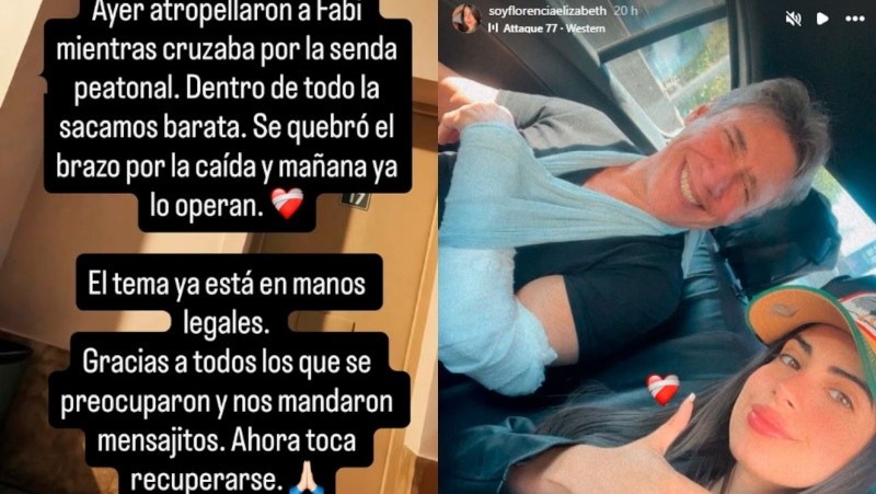 &nbsp;El posteo de su novia. 