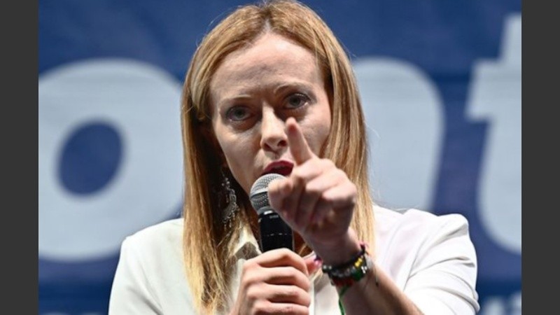 La primera ministra italiana Giogia Meloni (EFE).