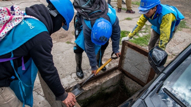 Tareas de limpieza en los barrios para prevenir problemas con el Niño