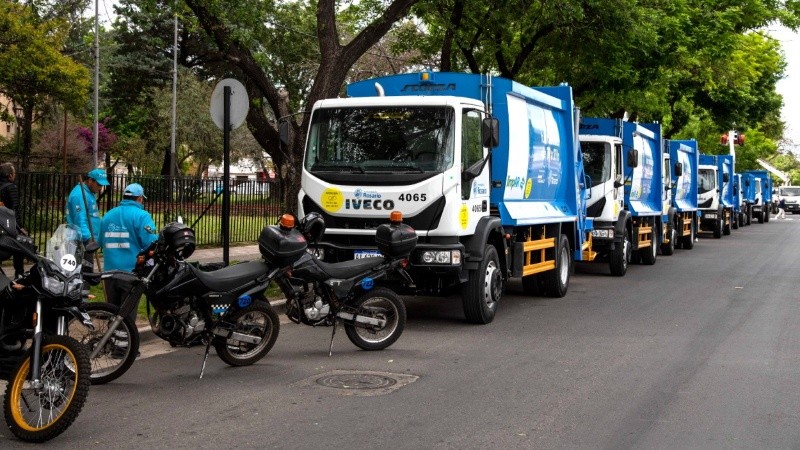 Nuevos camiones para higiene presentados por la Municipalidad&nbsp;