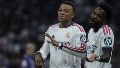 Mbappé y Vini festejan el triunfo en Madrid (EFE).