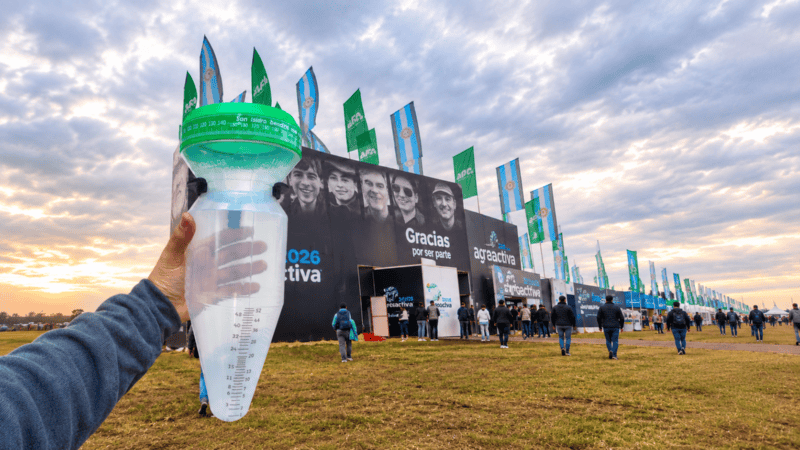 &nbsp;Pluviómetro San Isidro, presente en la exposición del campo argentino