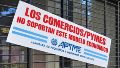 Este comercio-pyme no soporta el modelo económico”, es la consigna elegida para denunciar la asfixia que sufren los negocios de la región.