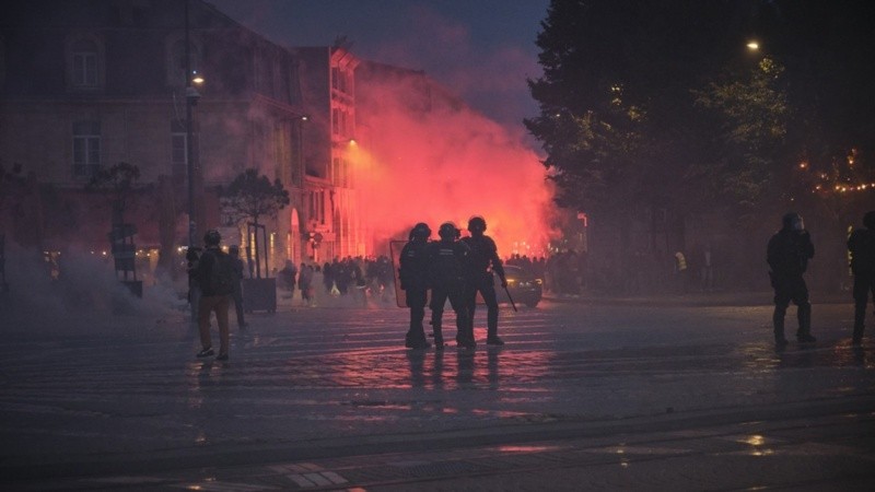 Protestas y disturbios en Francia (EFE).