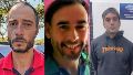 Damián Reifenstuel, Ariel Matías Cabrera y Juan José Masson (de izquierda a derecha), los tres condenados por el crimen de Ivana Garcilazo.