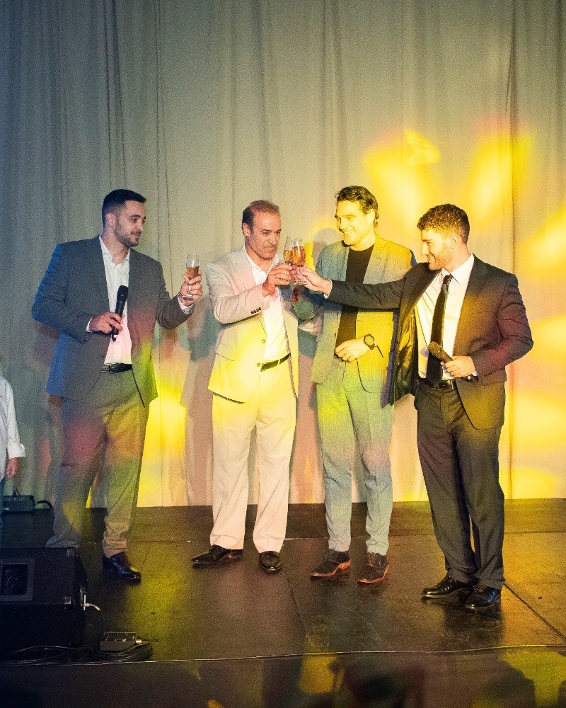 El brindis en la inauguración de Navicam Litoral&nbsp;
