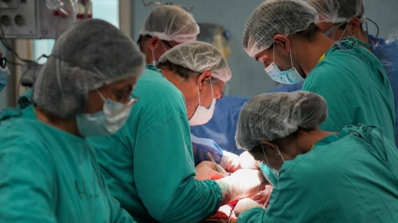 El proceso número 100 se produjo en el Hospital Eva Perón.