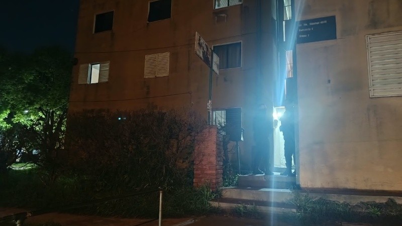 El lugar donde se hizo el procedimiento de la Policía de Acción Táctica.