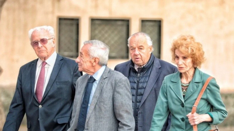 Falistocco y Gutiérrez (en el medio) anunciaron que dejan la Corte el 30 de noviembre; Spuler y Gastaldi (izquierda y derecha) ya habían renunciado.