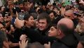 Milei fue recibido por una multitud en Catamarca.
