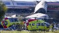 Dos trenes de alta velocidad, uno de Renfe y otro de Iryo, colisionaron esta mañana (EFE/Ismael Herrero)