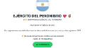 Este miércoles a la mañana el "Ejército del peronismo" tenía 47 mil seguidores.