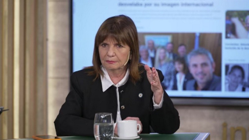 La senadora Patricia Bullrich.