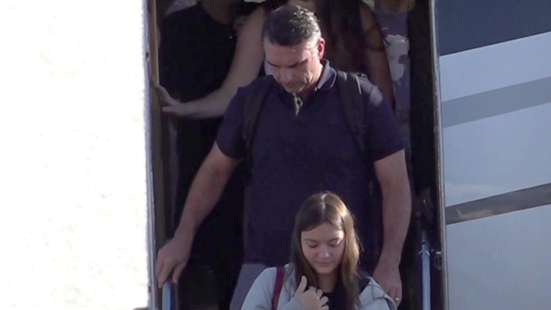 Flávio Bolsonaro llegando al Aeropuerto Ejecutivo de Miami-Opa Locka (EFE).