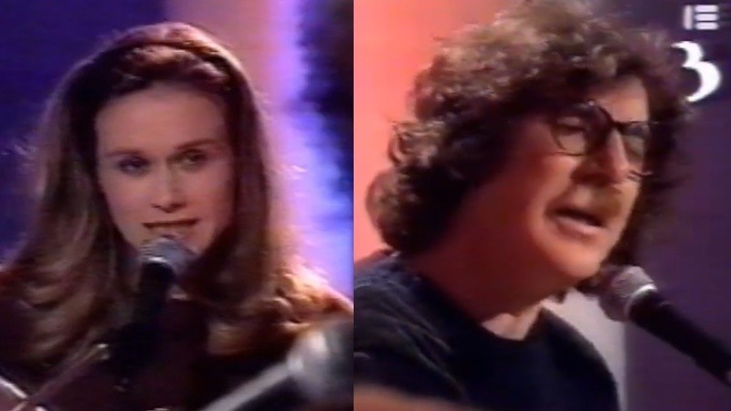 Juana Molina y Charly García cantando juntos (captura de video)
